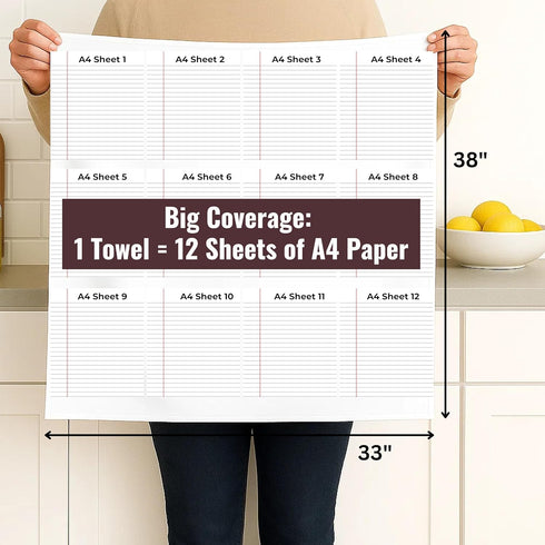 7 Pack 33"x38" Flour Sack Towels | Tea Towel for Crafts| Kitchen Dish | Cotton Blank Towel for Embroidery| Baking Bread
