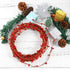 Gejoy 2 40 Country Rolls Feet Double Pip Berry Garland Floral Craft Pip Berry Garland Floral Craft Decor, Artificial