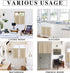 RYB HOME Thermal Insulated Blackout Curtains, Small Window Drapes, 42 inch Wide by 36 inch Long, Biscotti Beige