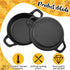 Mini Skillets Cast Iron Pan, 6.34 x 6.34 x 1.5 Inch, Black Small Casserole Dish, Oven Safe Mini Skillets (1 Pack)