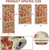 Homcomoda Kitchen Mats 3 Piece Set, Non Slip Washable Floral Kitchen Rugs for Sink, Laundry Room
