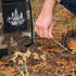 Woanger 3 Pcs Mushroom Foraging Hunting Bags Black Mesh Mushroom Harvesting Gathering Collecting Adjustable Picking Bag