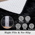 Super Fluffy Rug for Bedroom, 4x6 Feet Modern Shag Black Area Rug for Kids and Teens