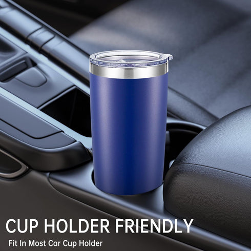 20 oz 20oz 6 pack Tumblers Bulk Stainless Steel Tumbler with Lid Double Wall Vacuum Insulated Coffee Mug Powder Coated