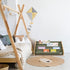 ZICOTO Decorative Wooden Bookshelf for Kids Rooms - Keeps Plenty of Books Neatly Organized & Within Reach for Toddlers