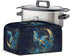 Blue Butterfly Slow Cooker Cover for Most 6-8 Quart Oval Crock Pots - Moon Flower Kitchen Decor, Machine Washable