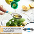 Spring Chef Stainless Steel Magnetic Measuring Spoons Set of 8 with Leveler, Nesting Teaspoon & Tablespoon for Baking &
