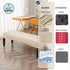 Genina Waterproof Dining Room Bench Covers, Stretch Jacquard Bench Seat Protector Cover, Rectangular Bench Cover