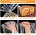 70 Pack 100 Pack 8" 4" 18" vivinin Bread Bags & Ties, x x Clear Bread Bags for Homemade Bread, Reusable Plastic Bread