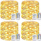 4 Pack Fairy Lights Battery Operated with Remote, Total 480LED 156Ft Battery