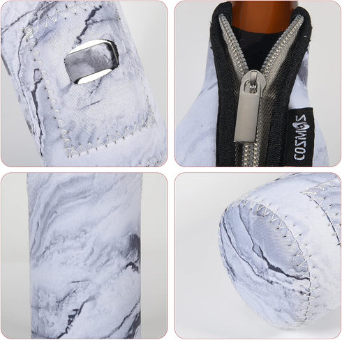 Cosmos 4 12 OZ (4 Pcs Beer Bottle Sleeves Neoprene Insulator Sleeves Bottle Jackets Sleeves Beverage Bottle Cooler