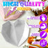 Breakable Heart Mold, Flexible Silicone Baking Mold for Cakes, Chocolate, Jellies & Freezer Desserts