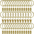 40 Pack Curtain Rings with Clips - Drapery Rings 1.26 in Interior Diameter, Fits 1 in Curtain Rod