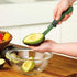 Tovolo 5.75" Slicer with Comfort Grip Handle, Serrated Kitchen Knife for Avocados with Pitter & Masher, 1 Count