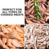 Zulay Kitchen 10.8 Inch Chicken Shredder Tool Twist Large with Anti-Slip Base - Shreds in Seconds, Easy to Use