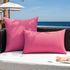 Pack 2 26x26 Inch, Kevin Textile Outdoor Waterproof Throw Pillow Covers of Valentines Day Boho Farmhouse Decorative
