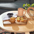 17" 13" Acacia Wood Cutting Board and Chopping Board with Handle for Meat, Cheese Board, Vegetables, Bread