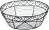 Winco Wire Fruit Basket, Black, 10-Inch by 3-Inch