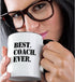 3dRose Best Coach Ever Mug, 1 Count (Pack of 1) - Black