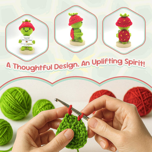 Teen Girl Gifts Trendy Stuff Graduation Gifts, Strawberry Turtle Crochet Be The Turtle Positive Crochet Animals