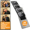 Photo Booth Nook 2x6 Magnetic Picture Frame (25 Count) - Crystal Clear Acrylic with Strong Magnet and Silver Inserts