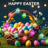 50LED 16ft 3D Aogist Easter Egg Fairy Lights - Super Bright Egg String Light Battery Operated Decor for Indoor/Outdoor