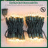 50 Count (50 Count 13FT) Meteds Christmas Lights Clear Mini Lights Green Wire UL Certified Connectable Warm White