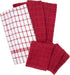 Set: 100% 6 Pack, Ritz Premium Kitchen Towel and Dish Cloth Value Highly Absorbent, Super Soft, Long-Lasting, Cotton