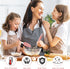 Silicone Kitchen Cooking Utensils Set, 5 Pcs Heat Resistant Spatula Set for Baking, Nonstick Cookware, Dishwasher Safe