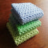 LarisaKnits Set 3 Cotton Pastel Dish Rags Crochet Reusable Washcloth Knitted Volume Kitchen Dish Cloth Absorbente