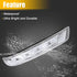 uxcell Right Side Rear View Mirror Turn Signal Amber Light Indicator for Hyundai Veracruz Santa Fe 2007-2012