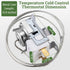 5304421256 Refrigerator Temperature Control Thermostat, Fit for Frigidaire Models, Replace 241537103