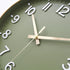 Operated,12 inch HZDHCLH Wall Clocks Battery Silent Non Ticking Modern Wall Clock for Living Room Bedroom Kitchen