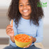 GET FRESH Bamboo Kids Snack Bowls - Set of 4, BPA Free, Dishwasher Safe & Stackable