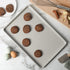 Martha Stewart Gallen 17 x 11 Inch Nonstick Carbon Steel Cookie Sheet, Cool Grey