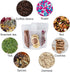 100 Pcs Resealable Bags, 3.9" x 5.9" Matte Stand Up Food Bags for Packaging Products, Herbs, Snacks, Tea, Spices