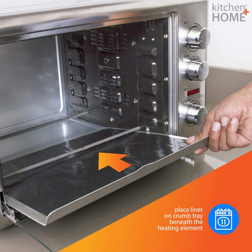 Kitchen + Home Heavy Duty Toaster Oven Liner - 100% PFOA & BPA Free, Non-stick Reusable