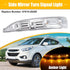 X AUTOHAUX Car LED Front Left Side Mirror Turn Signal Light 87614-2S200 for Hyundai Tucson 2010 2011 2012 2013 for Hyundai Ix35 2010 2011 2012 2013 2014 by X AUTOHAUX