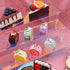 3 Makeup(15.75" 7.28" 5.91") MY MIRONEY Tier Acrylic Riser Display Shelf Iridescent Display Stand Figurines Decoration