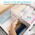 8 Pack, 4" 11.3"-17" Vtopmart Drawer Dividers for Clothes Adjustable High Expandable from Dresser Drawer Organizer