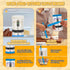 2Pack, 40OZ Sourdough Starter Jar Kit Large Sourdough Starter Kit With Thermometer Strips & Scraper, Sourdough Bread
