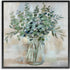 Stupell Industries Soothing Eucalyptus Flower Herb Arrangement Rustic Jar Framed Wall Art,