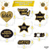 KatchOn Happy New Year Hanging Swirls - Pack of 32 for New Years Eve Party Decorations 2025