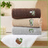 4 Set SmoothNovelty Pcs Frog Bathroom Towels Soft Cotton Hand Towels Embroidered Frog Design Washcloths for Bathroom