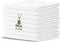 Crystal Ridge 100% Cotton Premium Wash Cloths, 12"x12", 8 Pack, Soft Feel, Absorbent Multipurpose