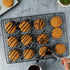 Tebery 2 Pack Heavy-Duty Black Wire Cooking Rack, Nonstick Baking & Cooling Grid for Roasting, Grilling - 16" x 10"