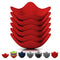 6 Pcs Soup Bowl Holders for Hot Food Microfiber Fabric Heat-Resistant Soup