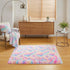2ft 3ft junovo Washable, Non-Slip Area Rug, Soft Rainbow Area Rug for Girl's Room, Children's Play mat, Baby Girl