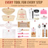 Dotela (8.5" 10") Set Sourdough Starter Kit | Complete Sourdough Bread Baking Supplies & Sour Dough Bread Making Kit