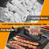 Yoehka 1PCS Cast Iron Grill Press, Heavy Duty Bacon/Burger/Griddle/Chef Press with Wood Handle, Perfectly Grilled